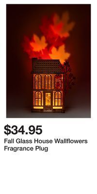 Bath & Body Works Fall glass house wallflowers fragrance plug offer