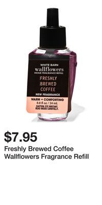 Bath & Body Works Freshly brewed coffee wallflowers fragrance refill offer