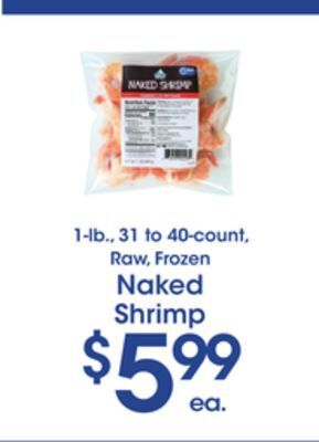 Price Rite Naked shrimp offer