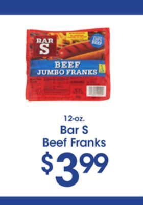 Price Rite Bar s beef franks offer