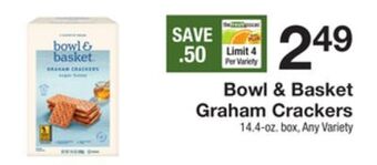 The Fresh Grocer Graham crackers offer