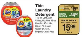 The Fresh Grocer Laundry detergent offer