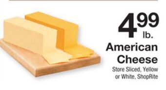 The Fresh Grocer American cheese offer