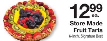 The Fresh Grocer Store made fruit tarts offer