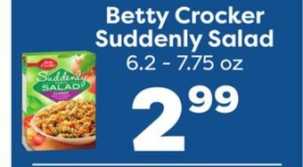 Weis Markets Betty crocker suddenly salad offer