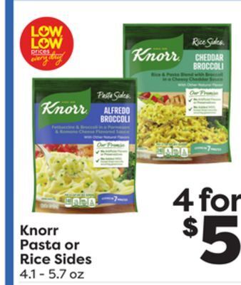 Weis Markets Knorr pasta or rice sides offer