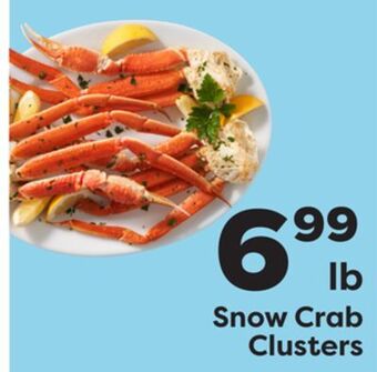 Weis Markets Snow crab clusters offer