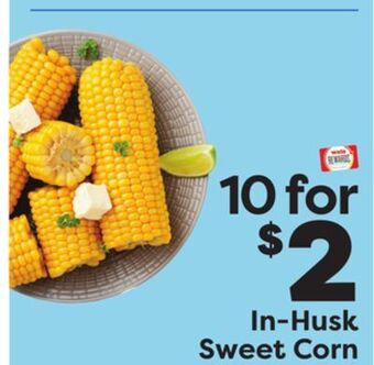 Weis Markets In-husk sweet corn offer