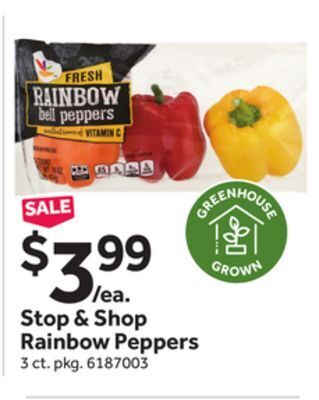 Stop&Shop Stop & shop rainbow peppers offer