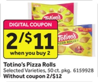 Stop&Shop Totino's pizza rolls offer