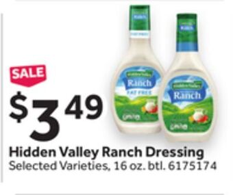Stop&Shop Hidden valley ranch dressing offer