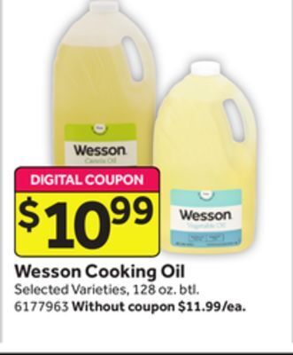 Stop&Shop Wesson cooking oil offer