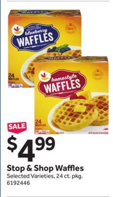Stop&Shop Stop & shop waffles offer