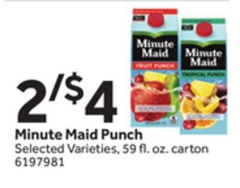 Stop&Shop Minute maid punch offer