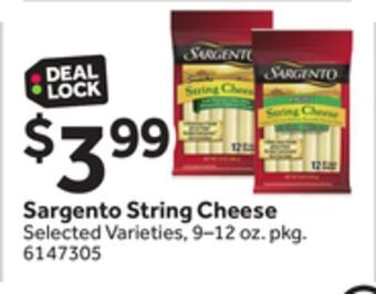 Stop&Shop Sargento string cheese offer