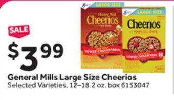 Stop&Shop General mills large size cheerios offer