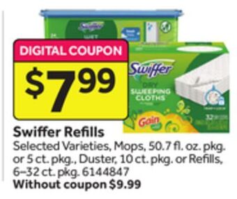 Stop&Shop Swiffer refills offer