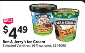 Stop&Shop Ben & jerry's ice cream offer