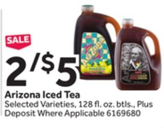 Stop&Shop Arizona iced tea offer