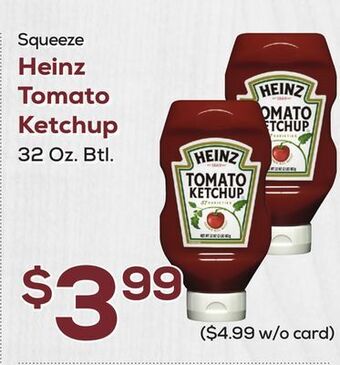DeCicco & Sons Heinz tomato ketchup offer