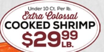 DeCicco & Sons Cooked shrimp offer