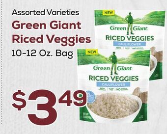 DeCicco & Sons Green giant riced veggies offer