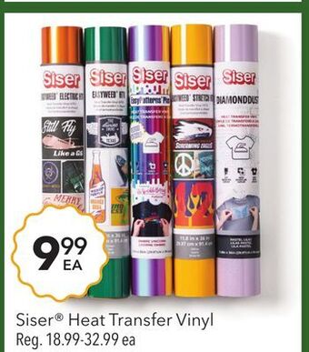 JOANN Siser heat transfer vinyl offer