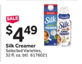 Stop&Shop Silk creamer offer