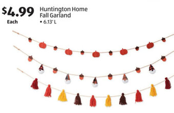Aldi Huntington Home Fall Garland offer
