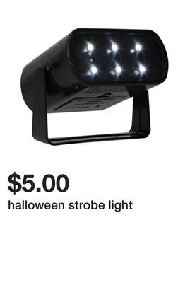 Five Below Halloween strobe light offer
