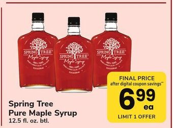 ACME Spring tree pure maple syrup offer