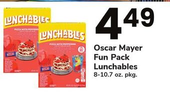 ACME Oscar mayer fun pack lunchables offer