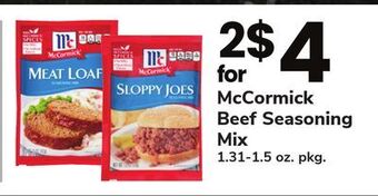 ACME Mccormick beef seasoning mix offer