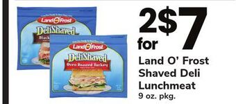 ACME Land o'frost shaved deli lunchmeat offer