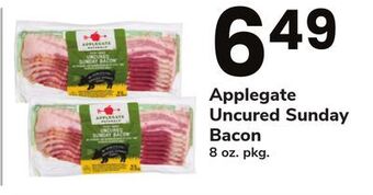 ACME Applegate uncured sunday bacon offer