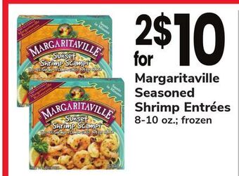 ACME Margaritaville seasoned shrimp entrées offer
