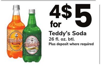 ACME Teddy's soda offer