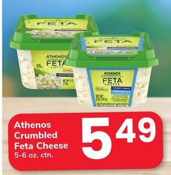 ACME Athenos crumbled feta cheese offer