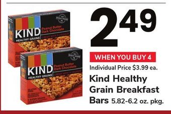 ACME Kind healthy grain breakfast bars offer