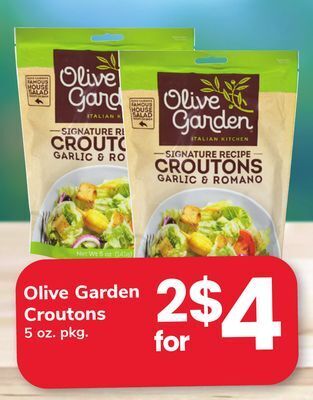 ACME Olive garden croutons offer