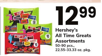 ACME Hershey's all time greats assortments offer