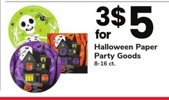 ACME Halloween paper party goods offer
