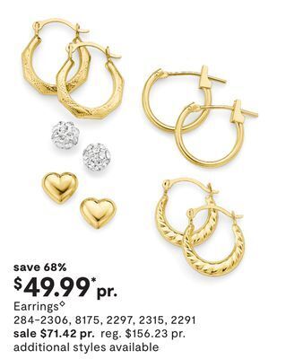 JC Penney Earrings◊ offer