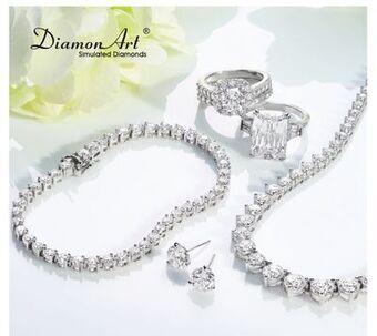 JC Penney All diamonart cubic zirconia jewelry offer