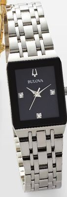 JC Penney Bulova quadra women's silver-tone offer
