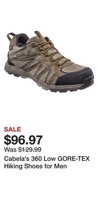 Cabela's Cabela's 360 low gore-tex hiking shoes for men offer