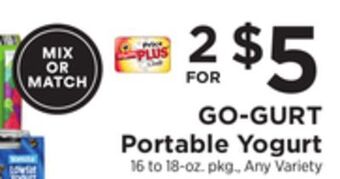 ShopRite Portable yogurt offer