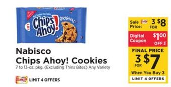 ShopRite Chips ahoy! cookies offer
