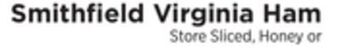 ShopRite Virginia ham offer