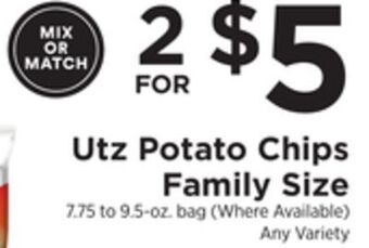 ShopRite Potato chips family size offer